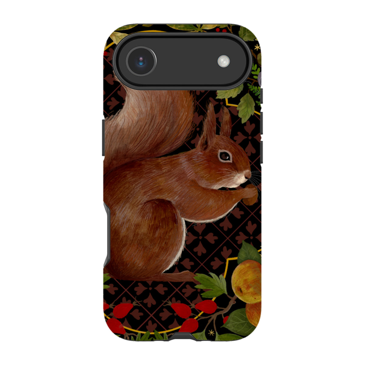 iPhone Tough Case - Squirrel Border By Bex Parkin