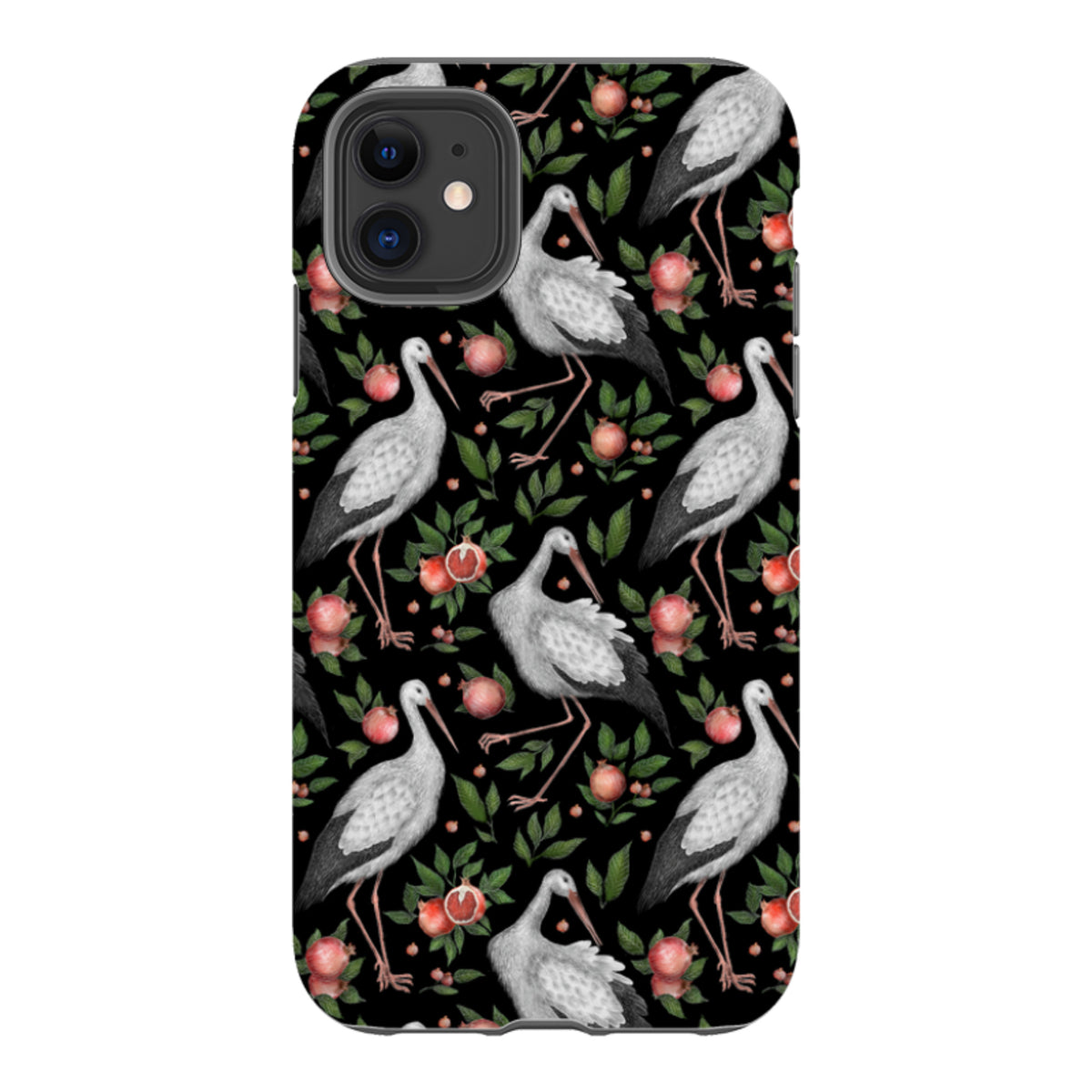 iPhone Tough Case - Stork Pattern By Catherine Rowe