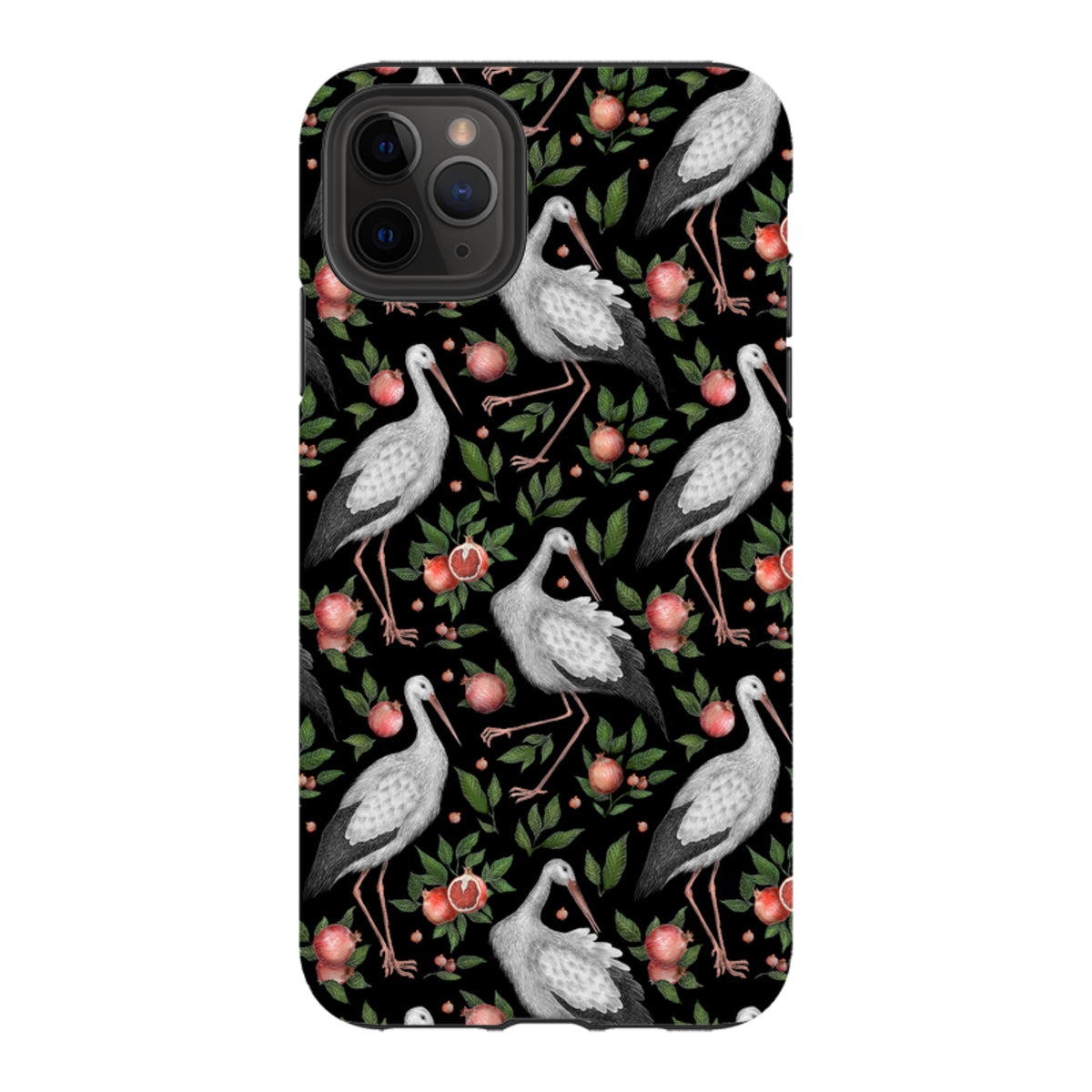iPhone Tough Case - Stork Pattern By Catherine Rowe