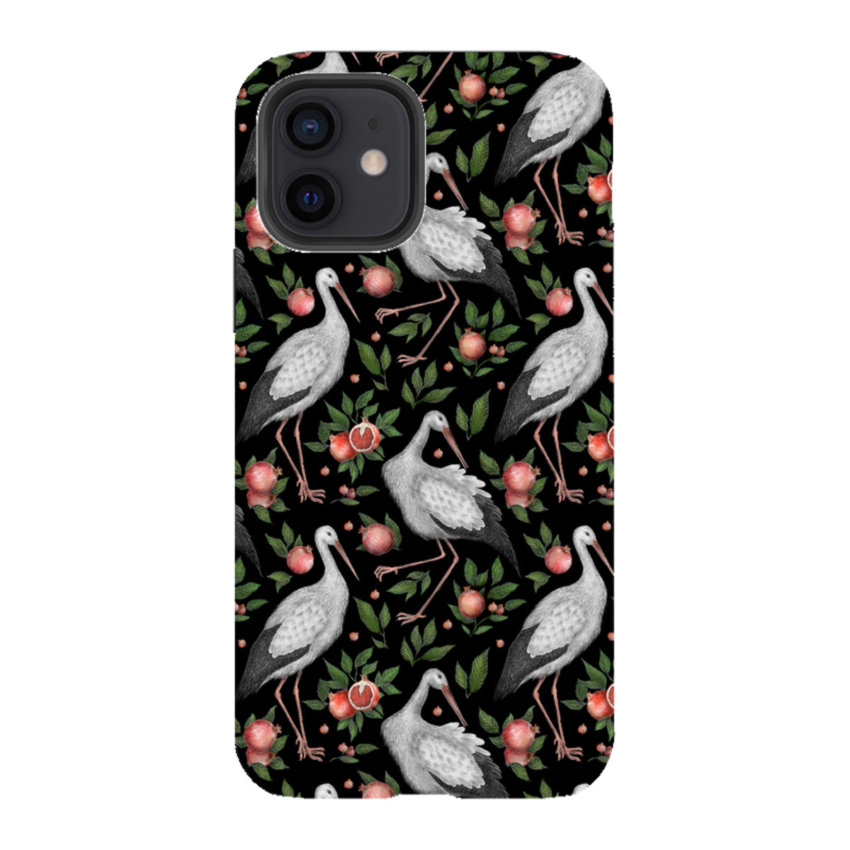 iPhone Tough Case - Stork Pattern By Catherine Rowe