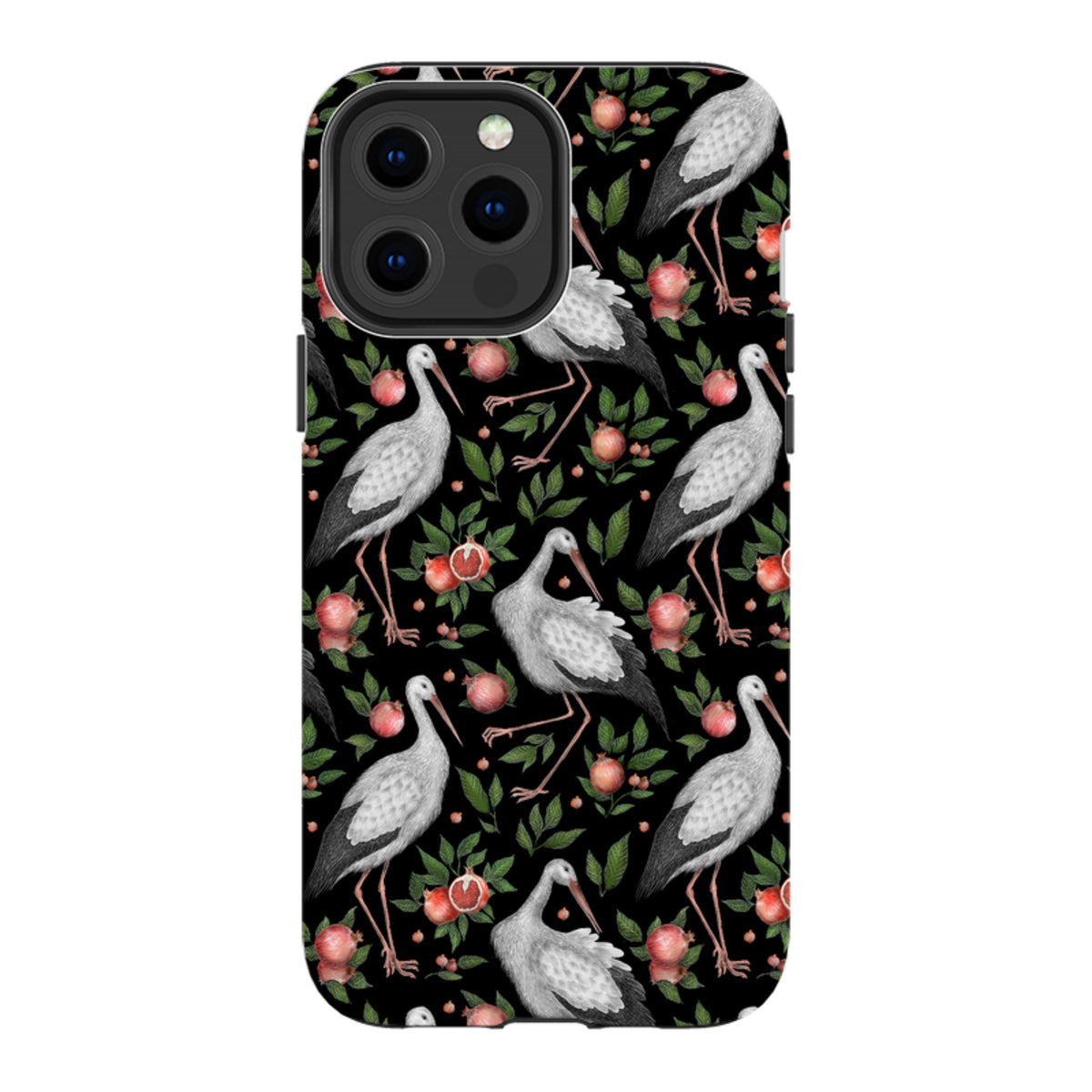 iPhone Tough Case - Stork Pattern By Catherine Rowe