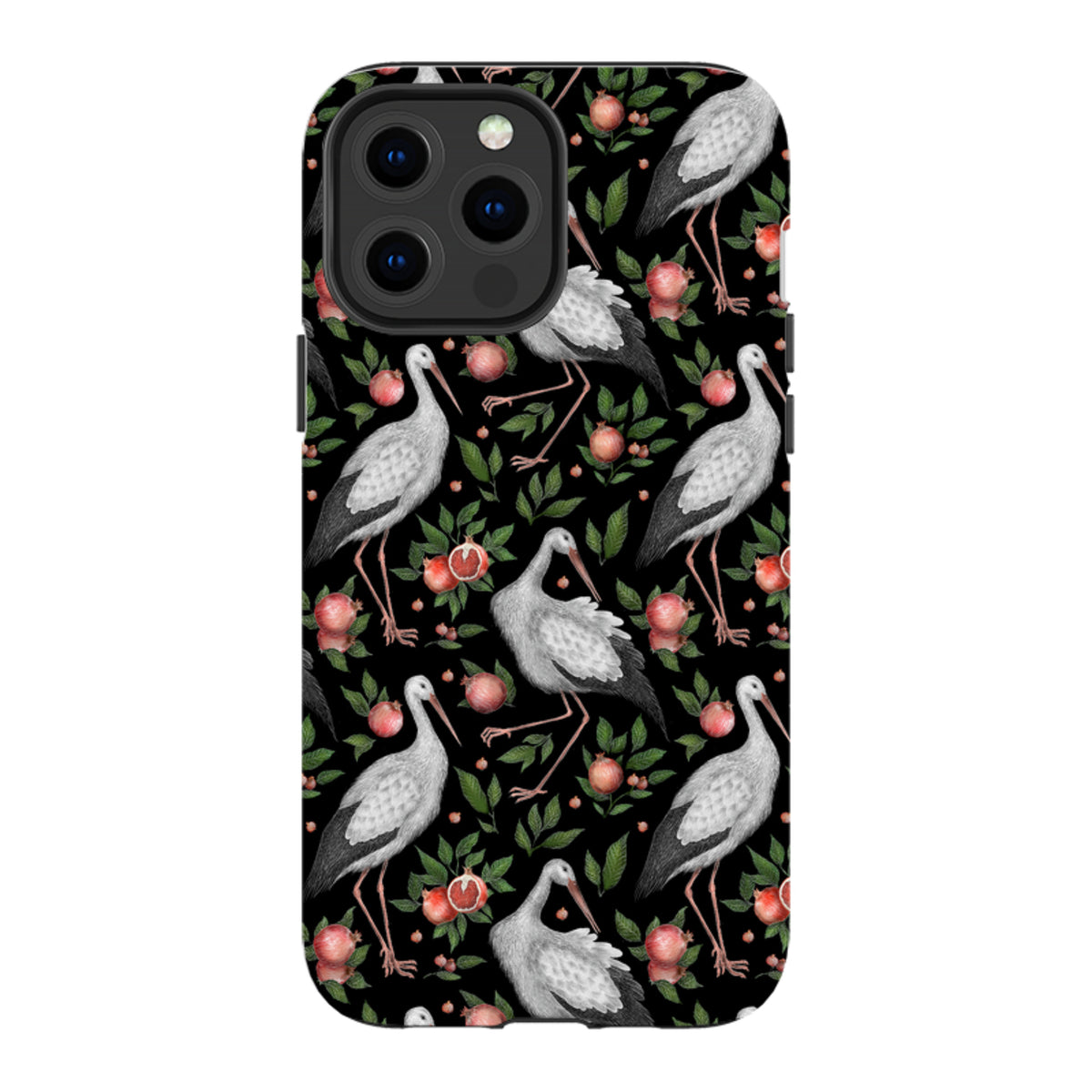 iPhone Tough Case - Stork Pattern By Catherine Rowe