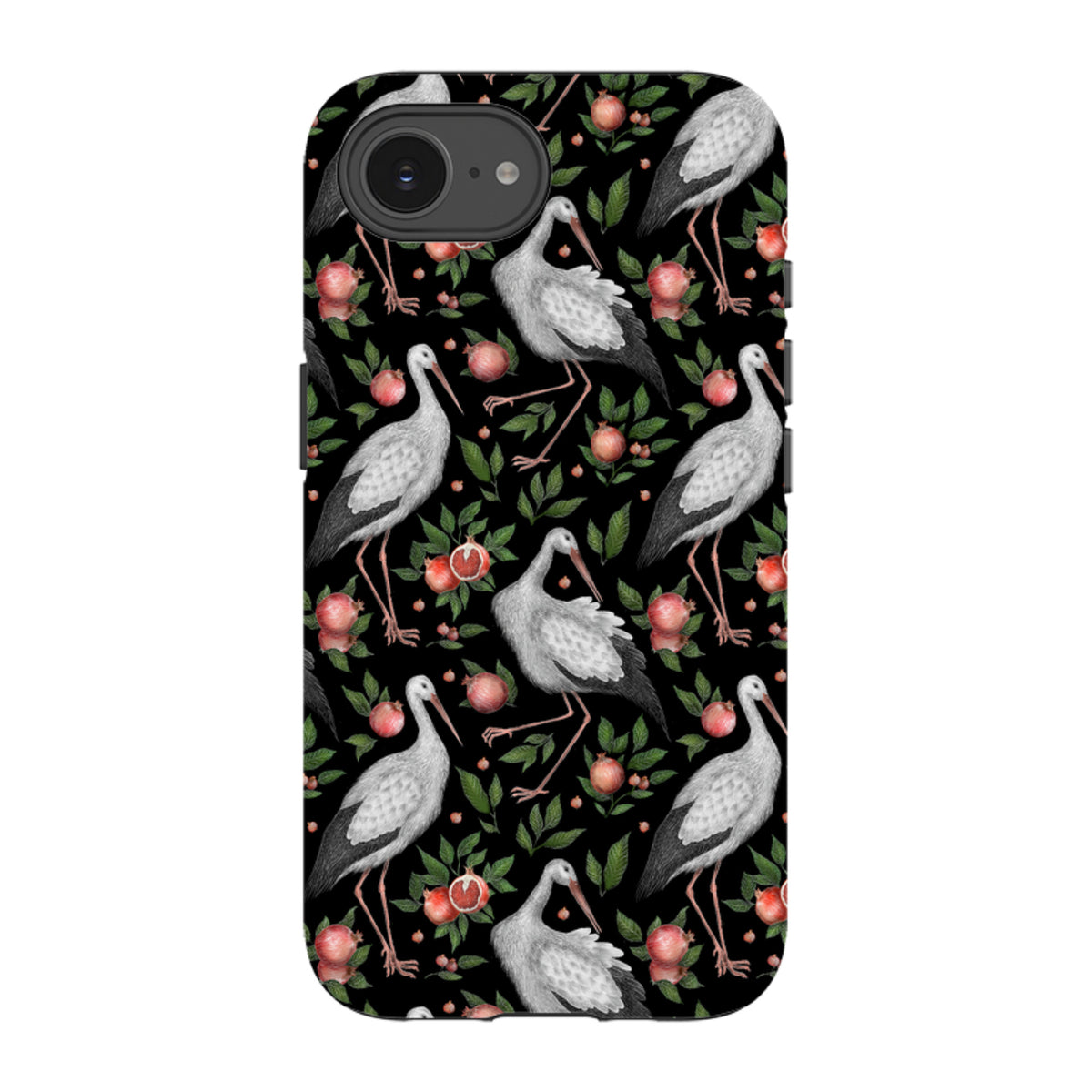iPhone Tough Case - Stork Pattern By Catherine Rowe