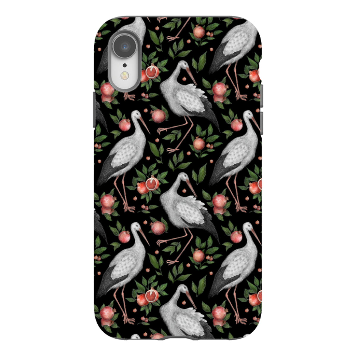 iPhone Tough Case - Stork Pattern By Catherine Rowe