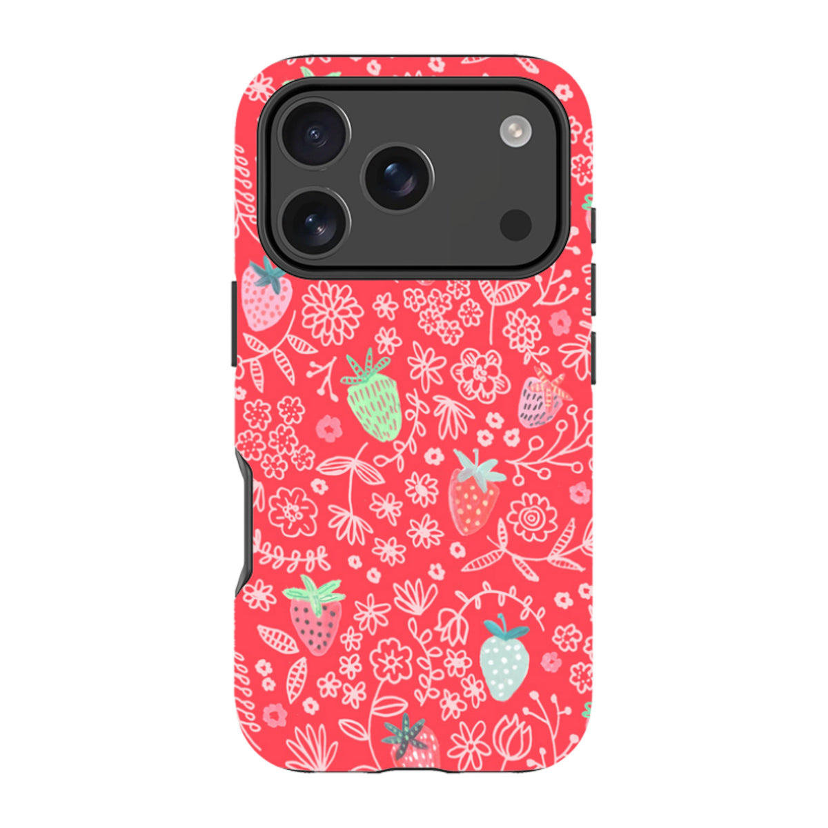 iPhone Tough Case - Strawberries By Caroline Bonne Muller