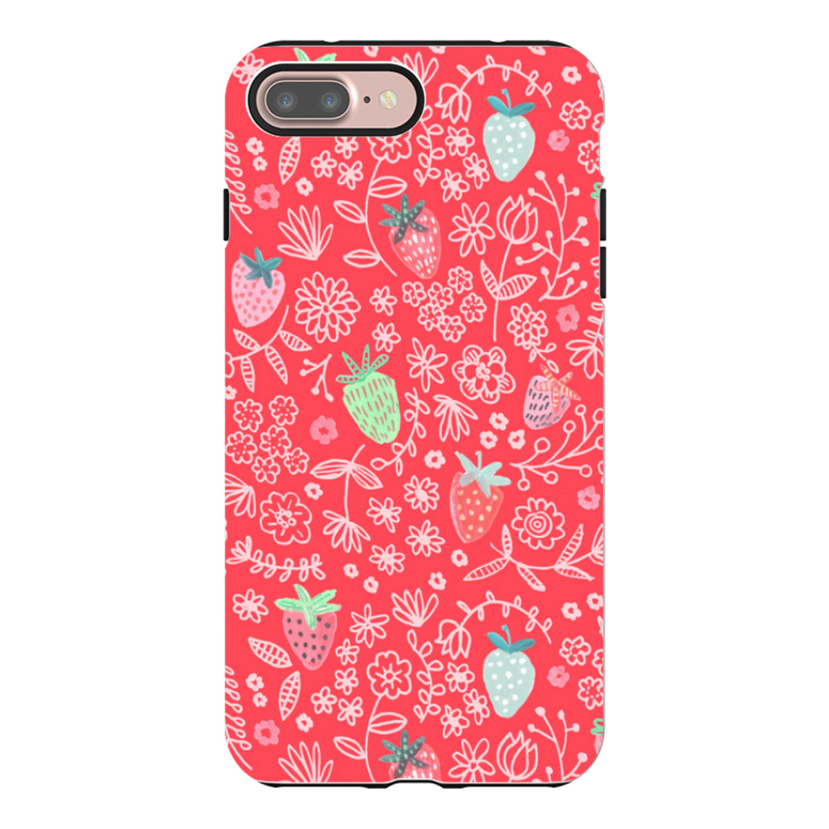 iPhone Tough Case - Strawberries By Caroline Bonne Muller