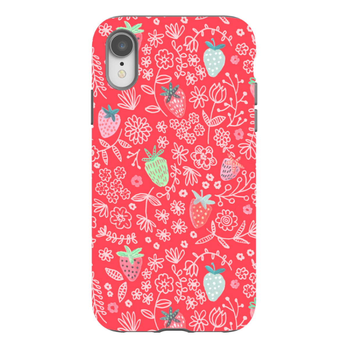iPhone Tough Case - Strawberries By Caroline Bonne Muller