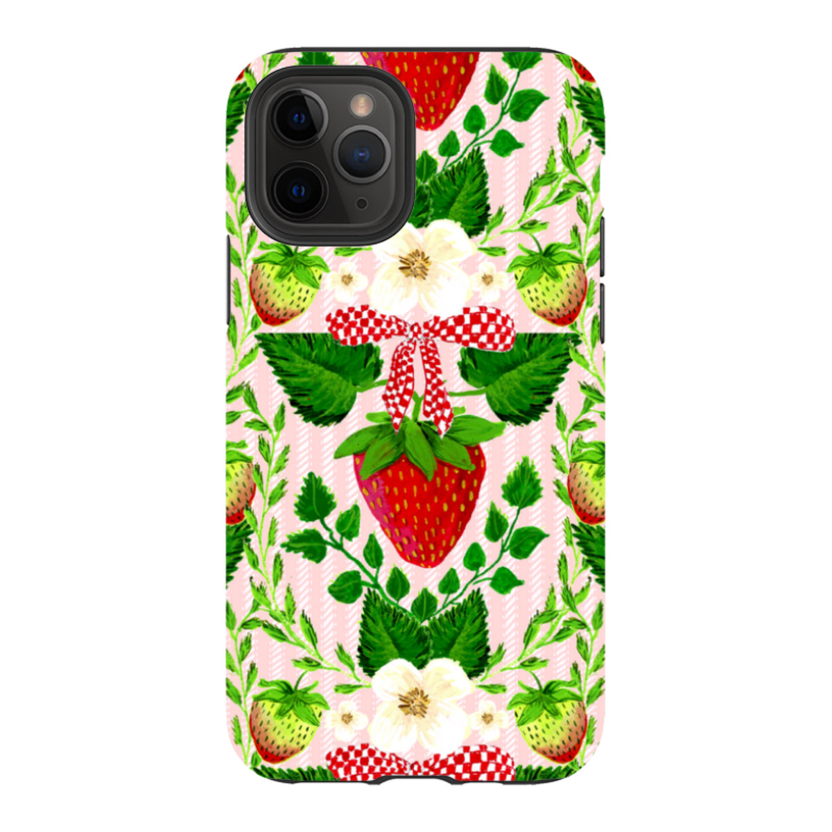 iPhone Tough Case - Strawberries I By Abby Jacobs