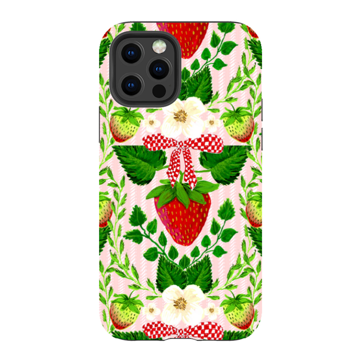 iPhone Tough Case - Strawberries I By Abby Jacobs