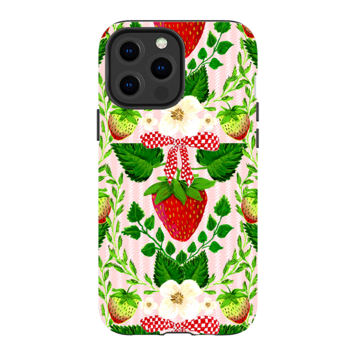iPhone Tough Case - Strawberries I By Abby Jacobs