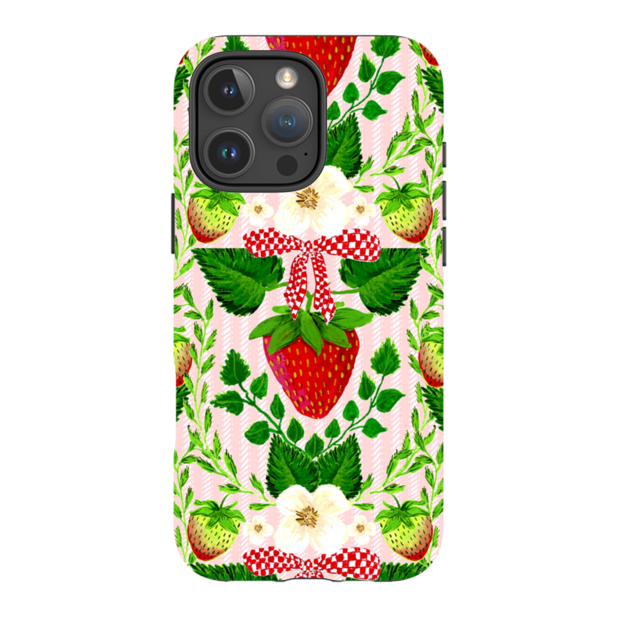 iPhone Tough Case - Strawberries I By Abby Jacobs