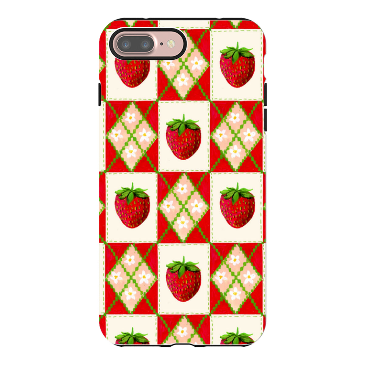 iPhone Tough Case - Strawberries II By Abby Jacobs