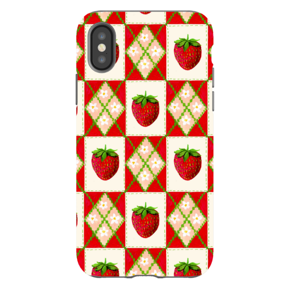 iPhone Tough Case - Strawberries II By Abby Jacobs