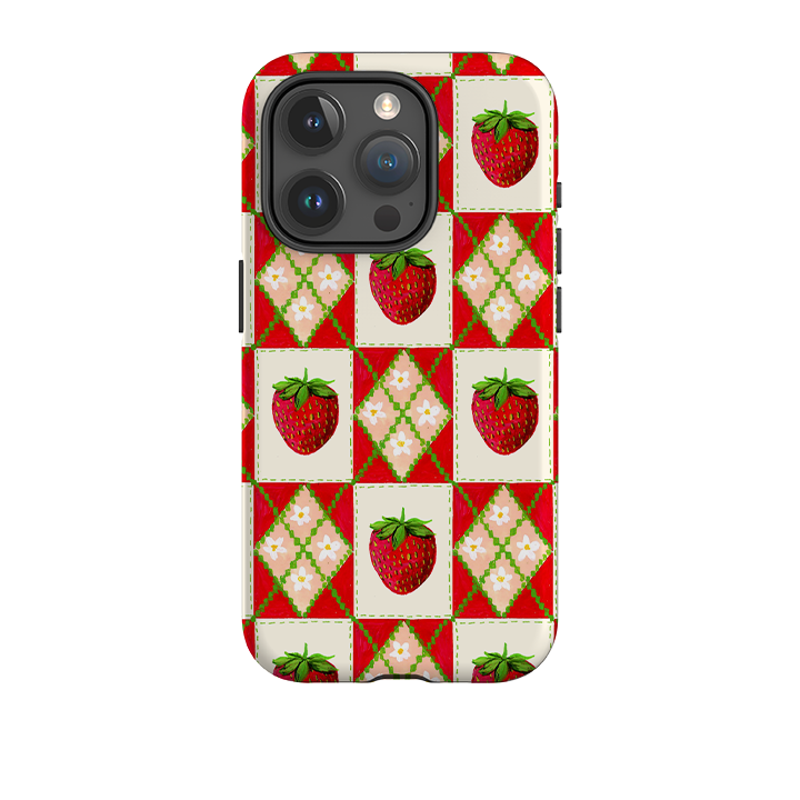 iPhone Tough Case - Strawberries II By Abby Jacobs