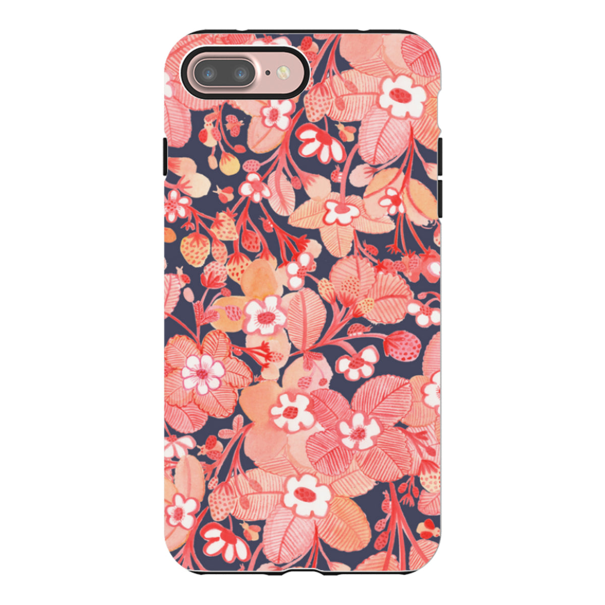 iPhone Tough Case - Strawberry Poem By Gabriela Larios