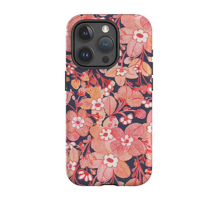 iPhone Tough Case - Strawberry Poem By Gabriela Larios