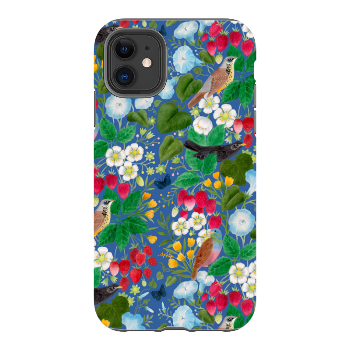 iPhone Tough Case - Strawberry Thief By Bex Parkin