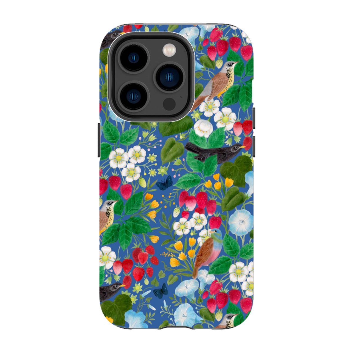 iPhone Tough Case - Strawberry Thief By Bex Parkin