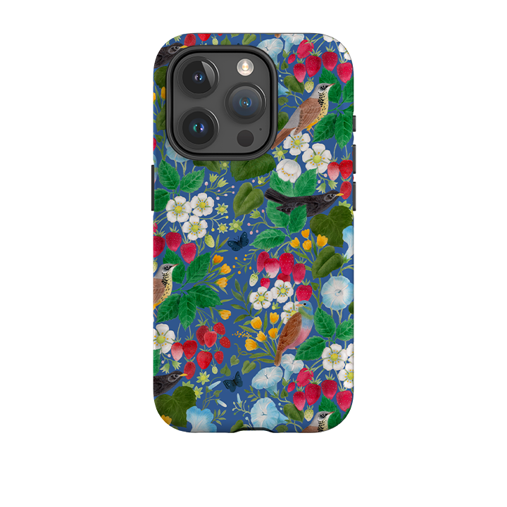 iPhone Tough Case - Strawberry Thief By Bex Parkin