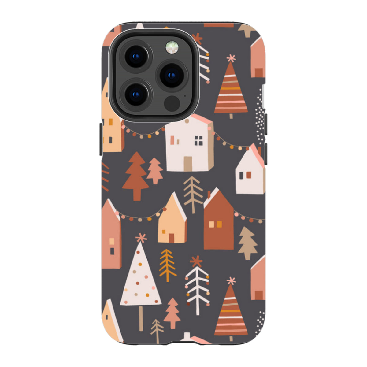 iPhone Tough Case - Street Xmas Dark
