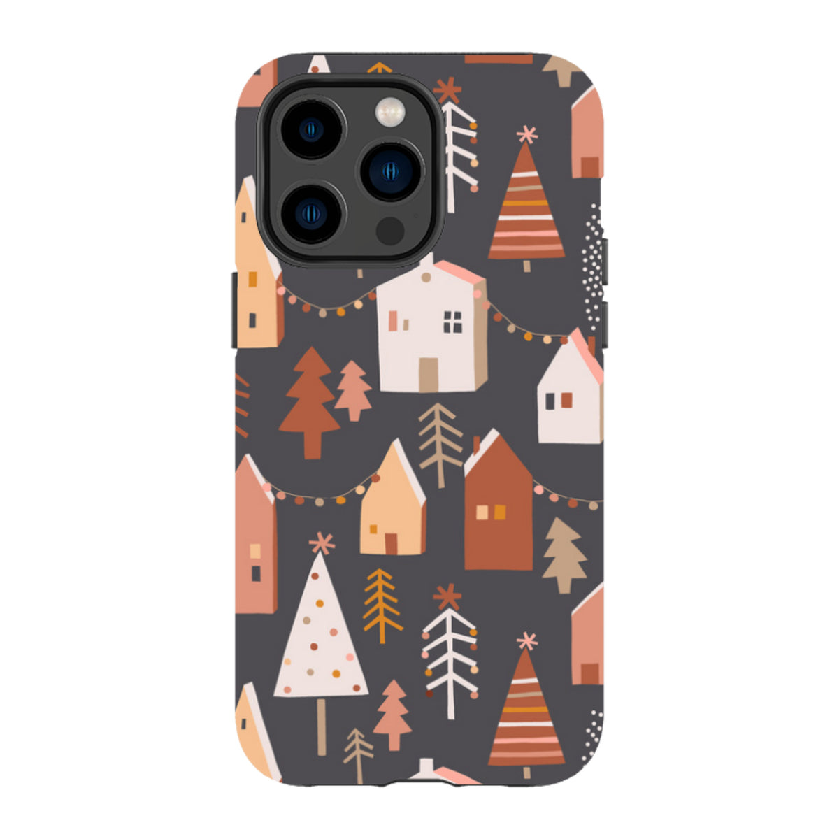 iPhone Tough Case - Street Xmas Dark