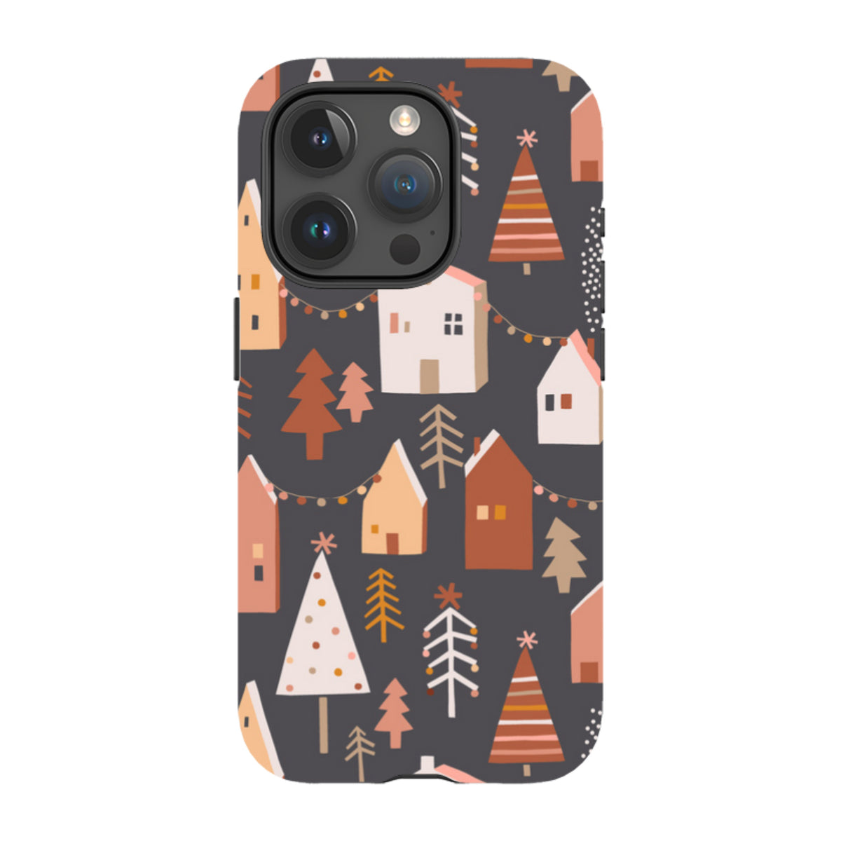 iPhone Tough Case - Street Xmas Dark