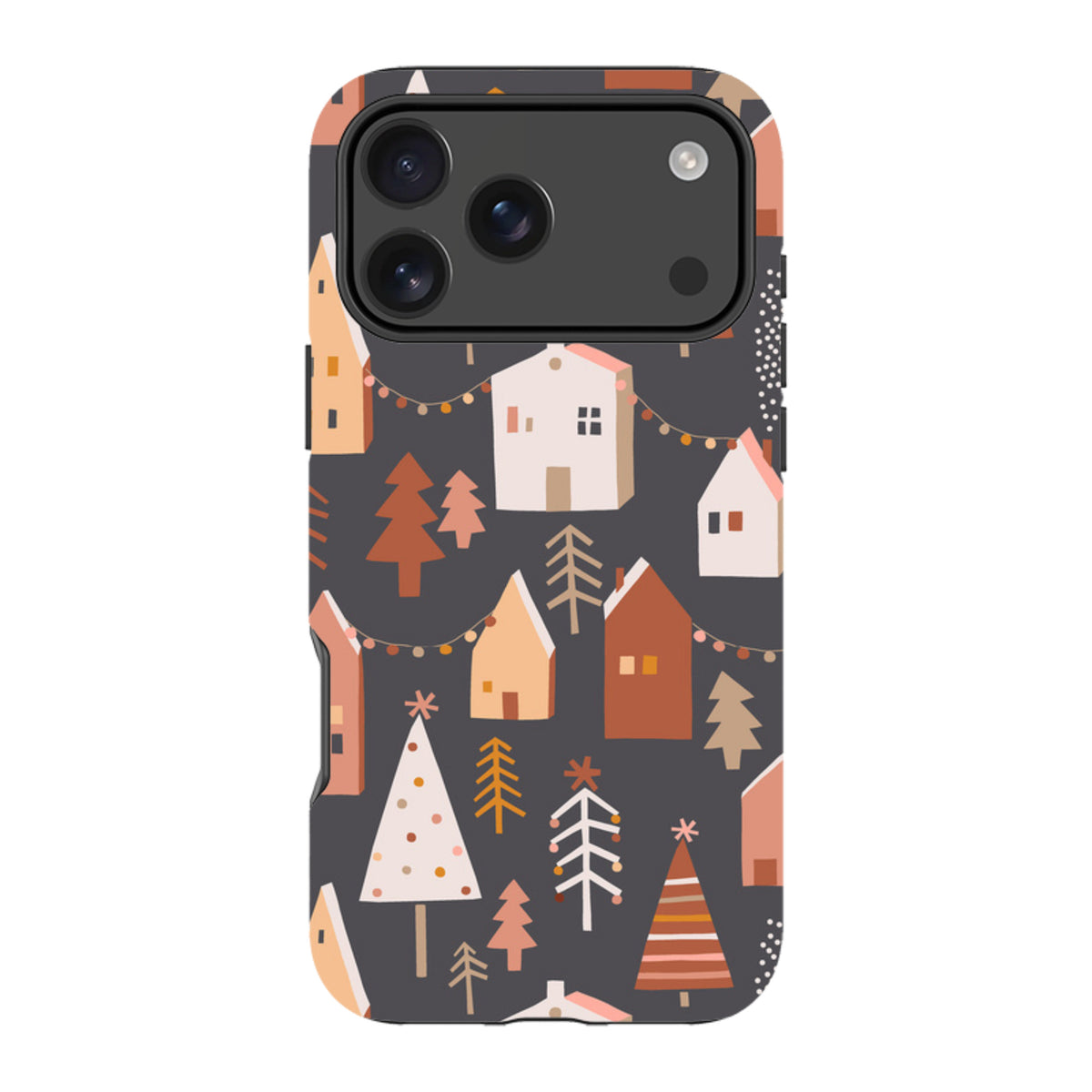 iPhone Tough Case - Street Xmas Dark