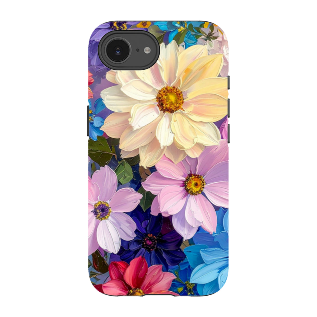iPhone Tough Case - Summer Floral Blue Garden