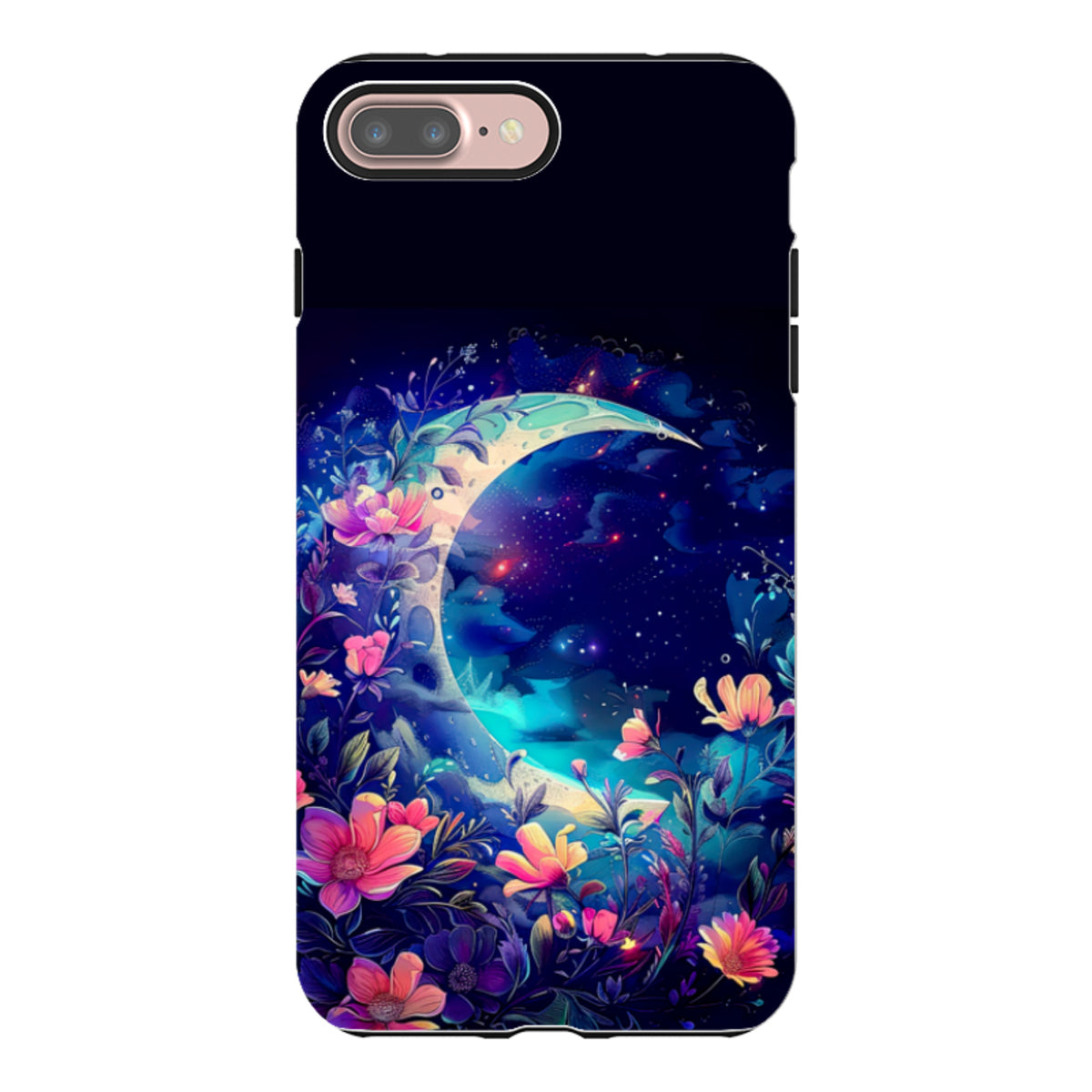 iPhone Tough Case - Summer Moon Floral I