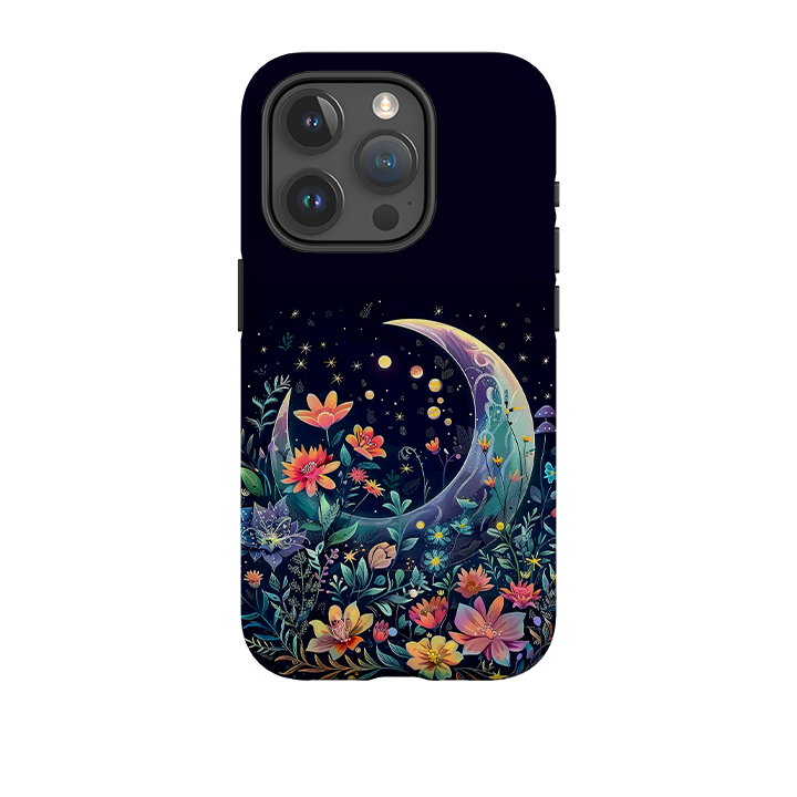 iPhone Tough Case - Summer Moon Floral II