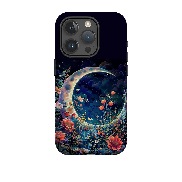 iPhone Tough Case - Summer Moon Floral III