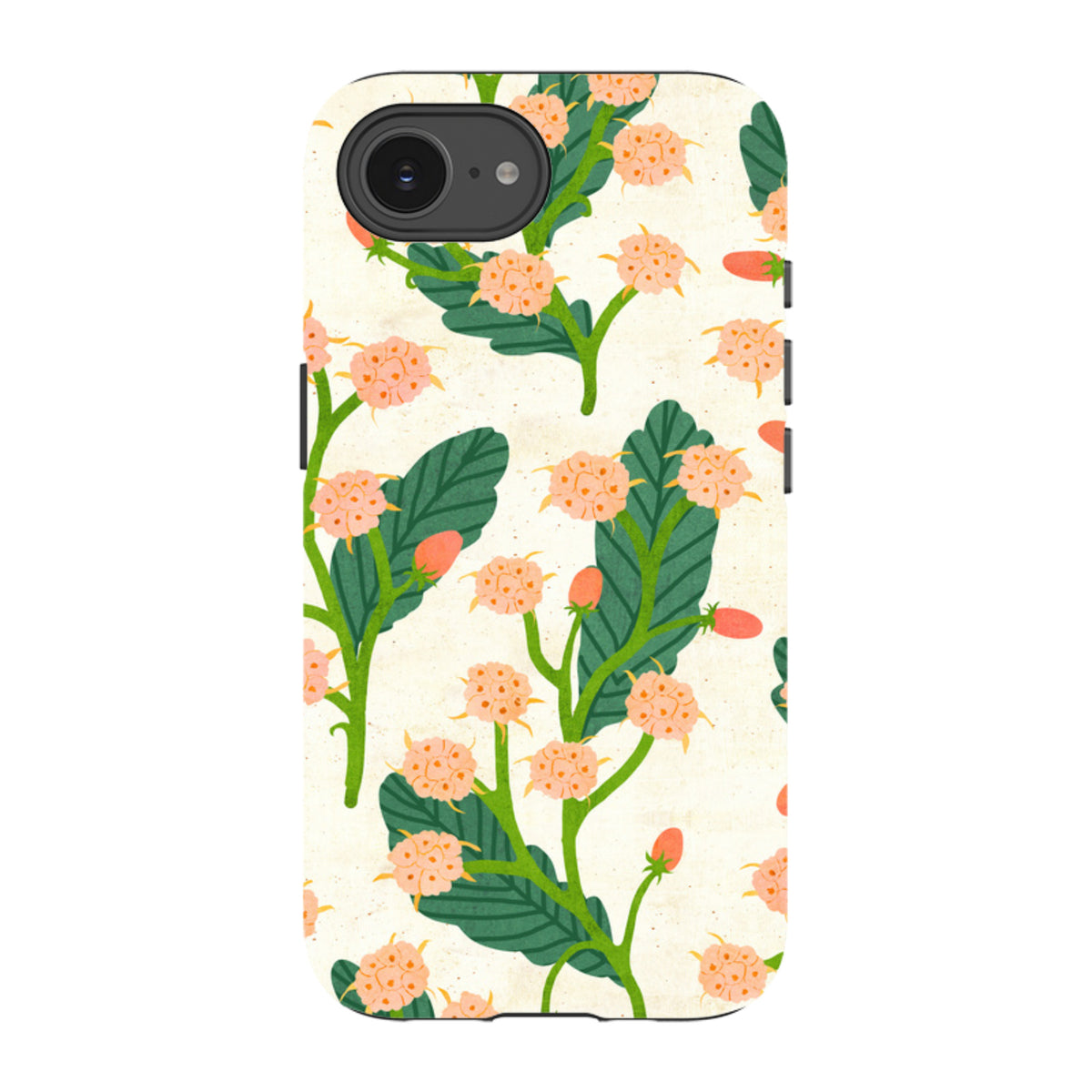 iPhone Tough Case - Summer Seeds Cream By Katherine Quinn