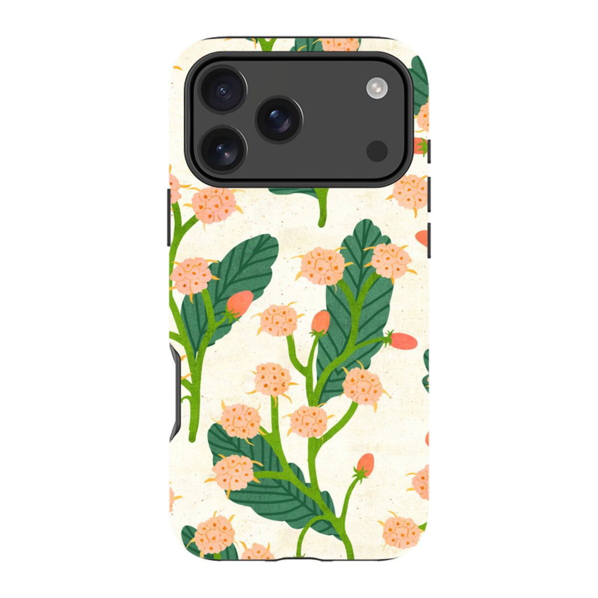 iPhone Tough Case - Summer Seeds Cream By Katherine Quinn