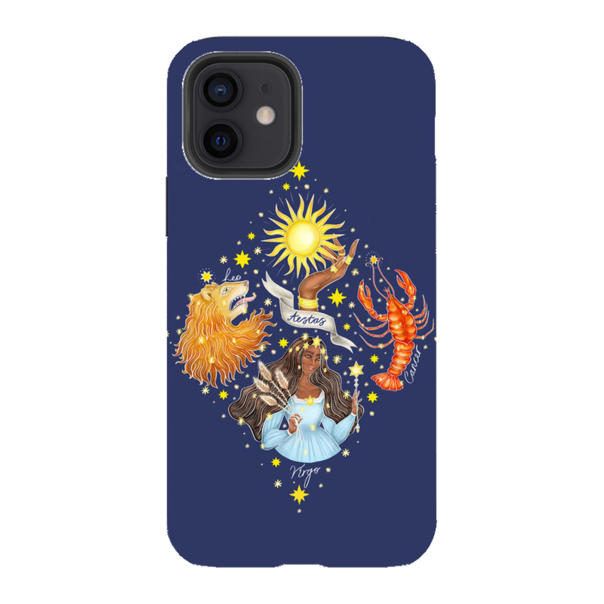iPhone Tough Case - Summer Zodiac By Catherine Rowe