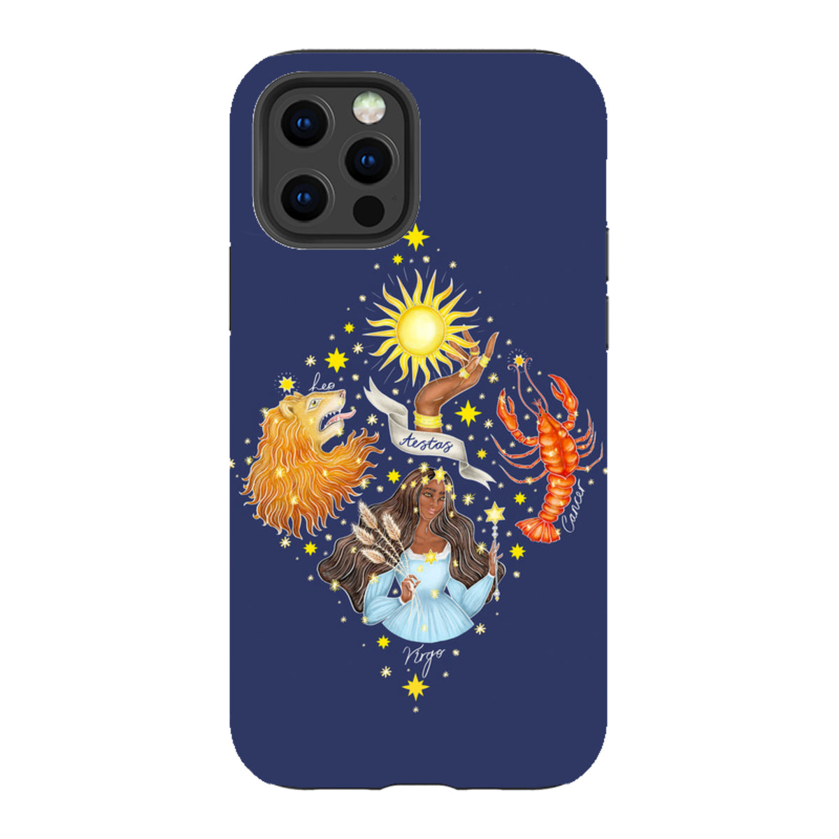 iPhone Tough Case - Summer Zodiac By Catherine Rowe