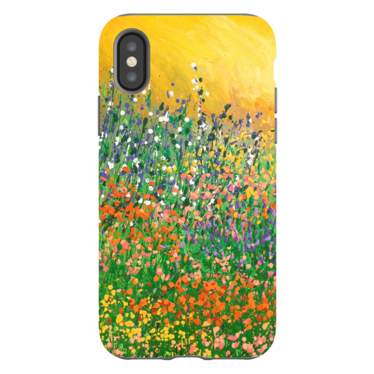 iPhone Tough Case - Sun Garden By Linda Calvert Jacobson