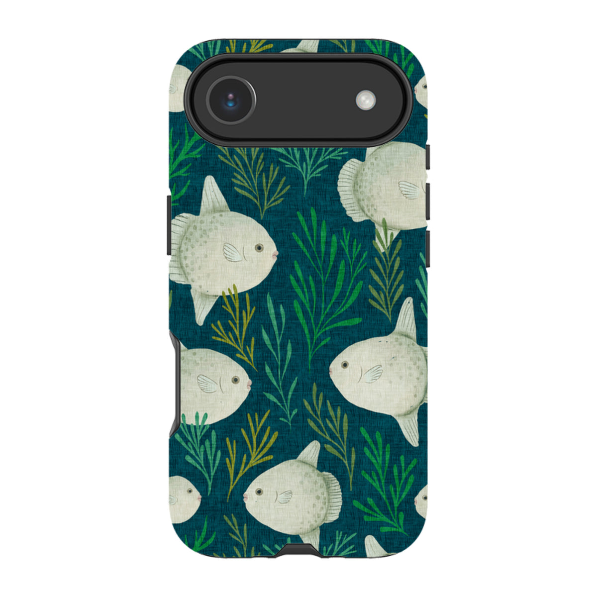 iPhone Tough Case - Sunfish blue By Katherine Quinn