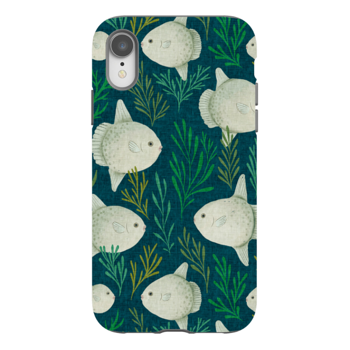 iPhone Tough Case - Sunfish blue By Katherine Quinn