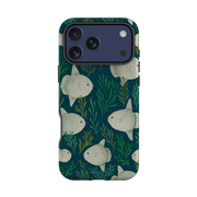 iPhone Tough Case - Sunfish blue By Katherine Quinn