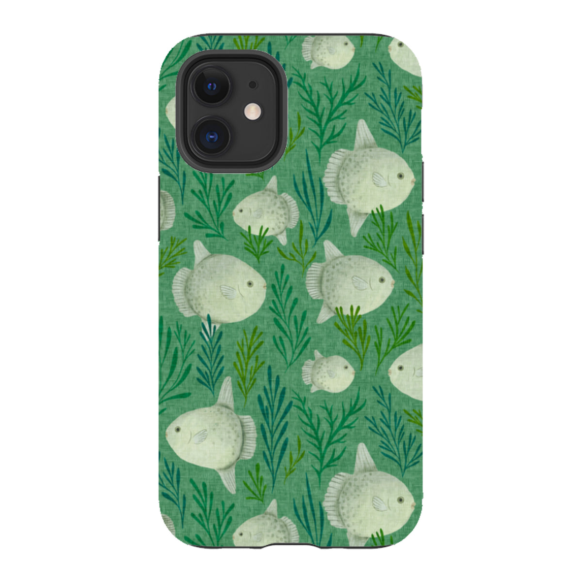 iPhone Tough Case - Sunfish green By Katherine Quinn