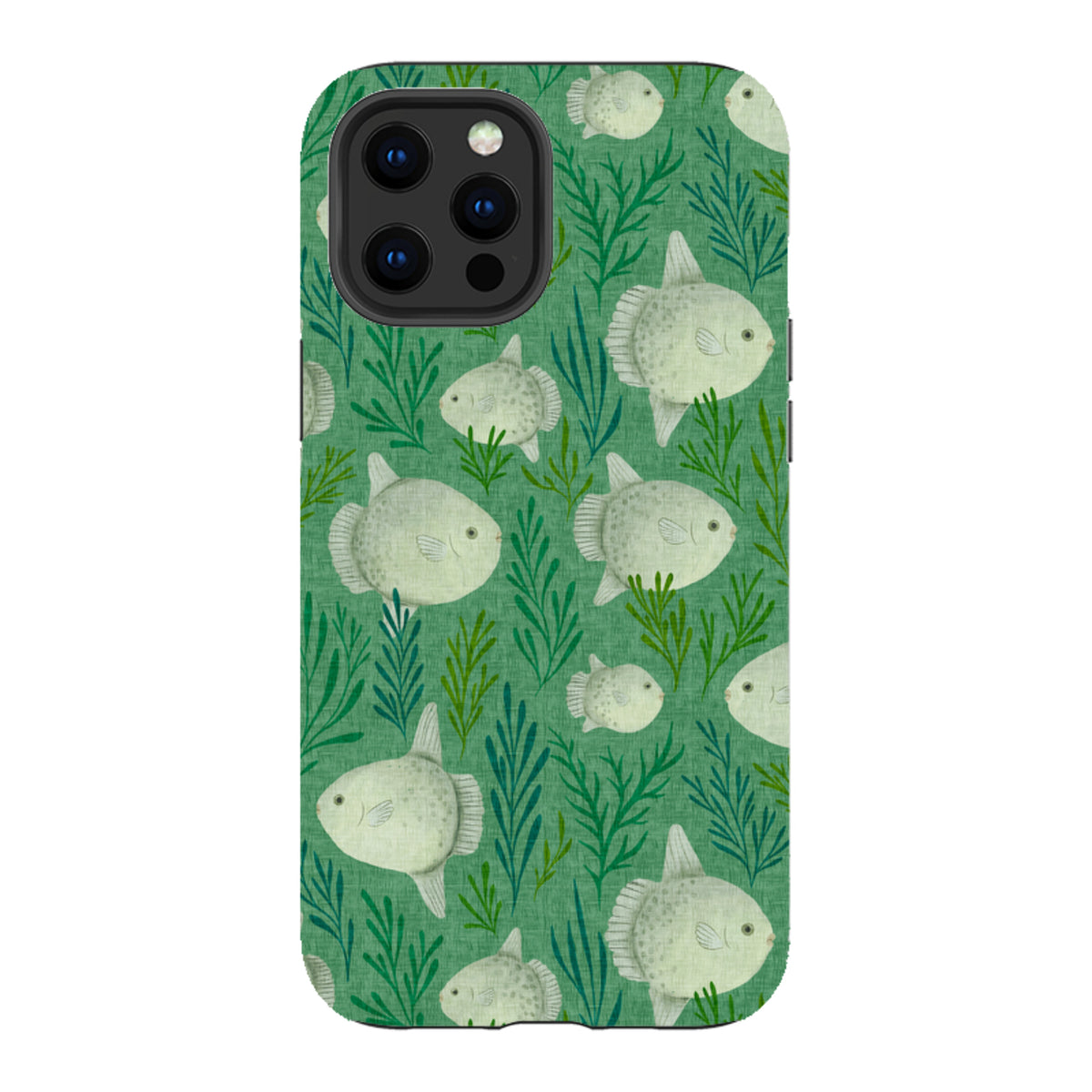 iPhone Tough Case - Sunfish green By Katherine Quinn
