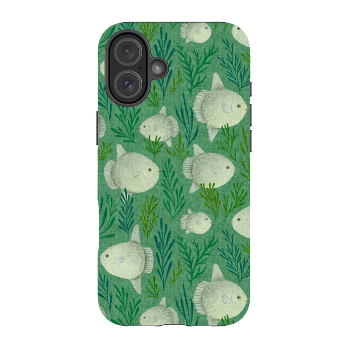 iPhone Tough Case - Sunfish green By Katherine Quinn