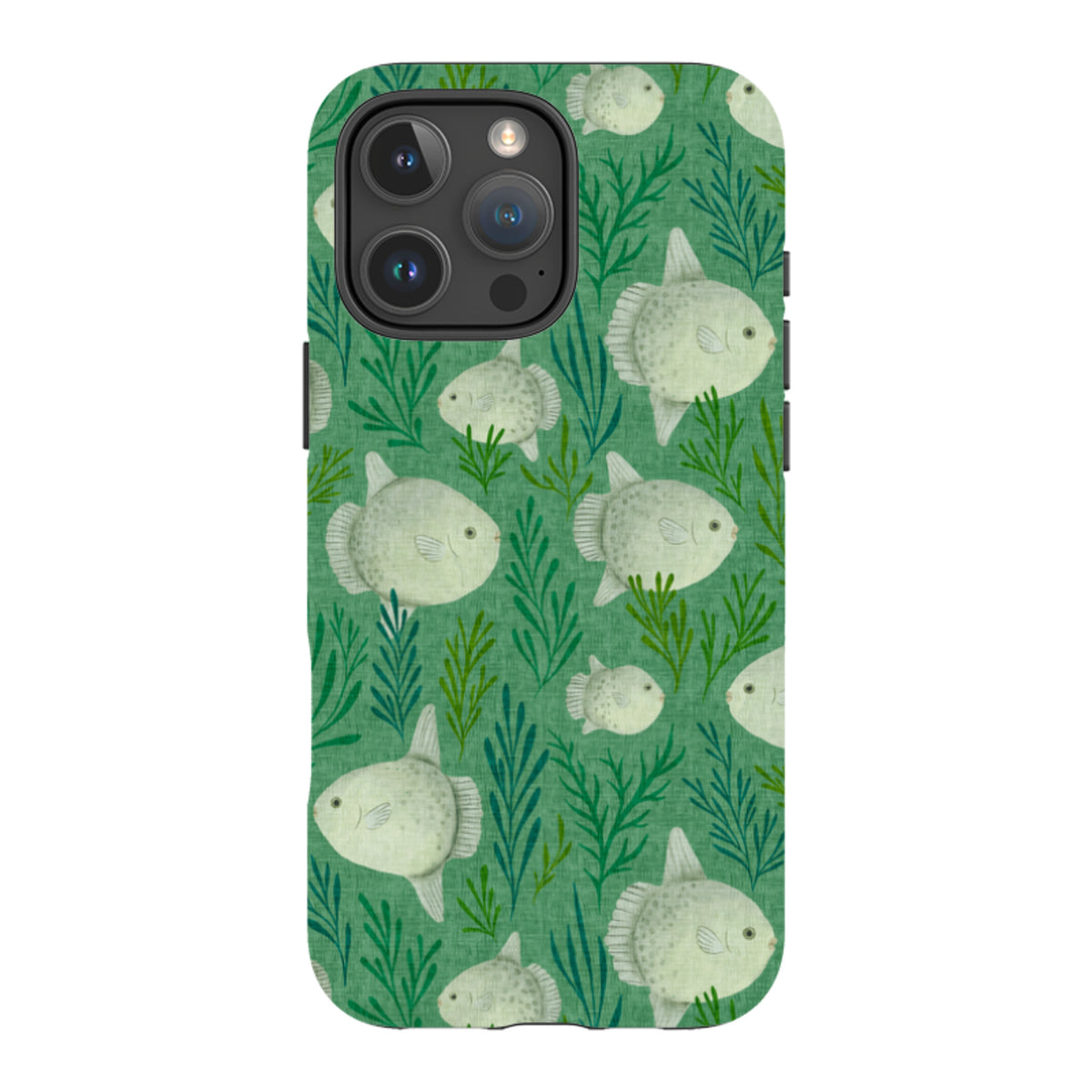 iPhone Tough Case - Sunfish green By Katherine Quinn