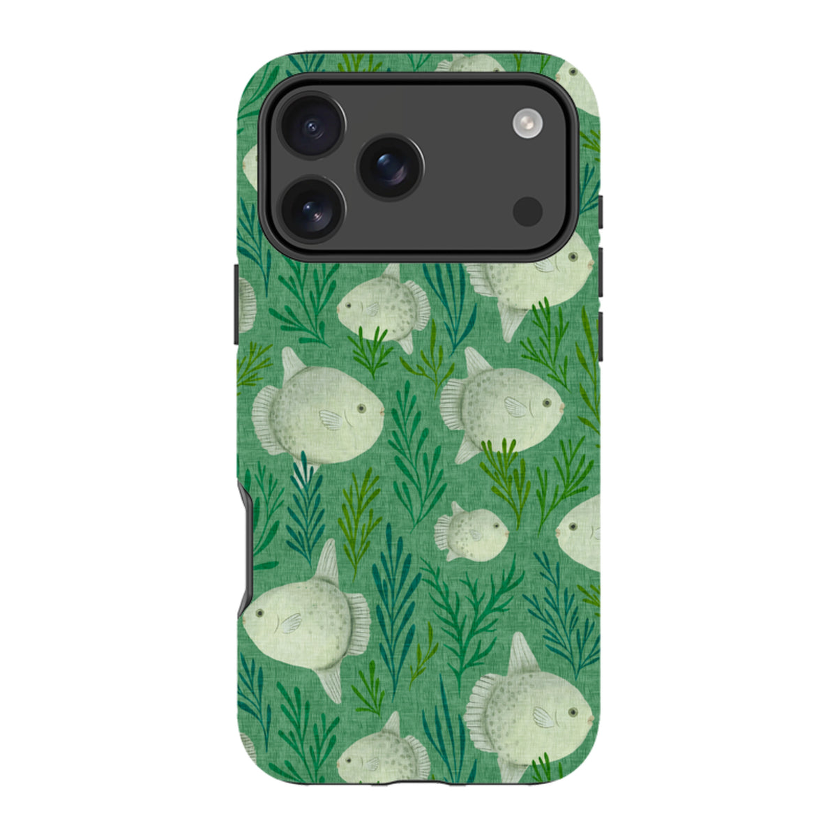 iPhone Tough Case - Sunfish green By Katherine Quinn