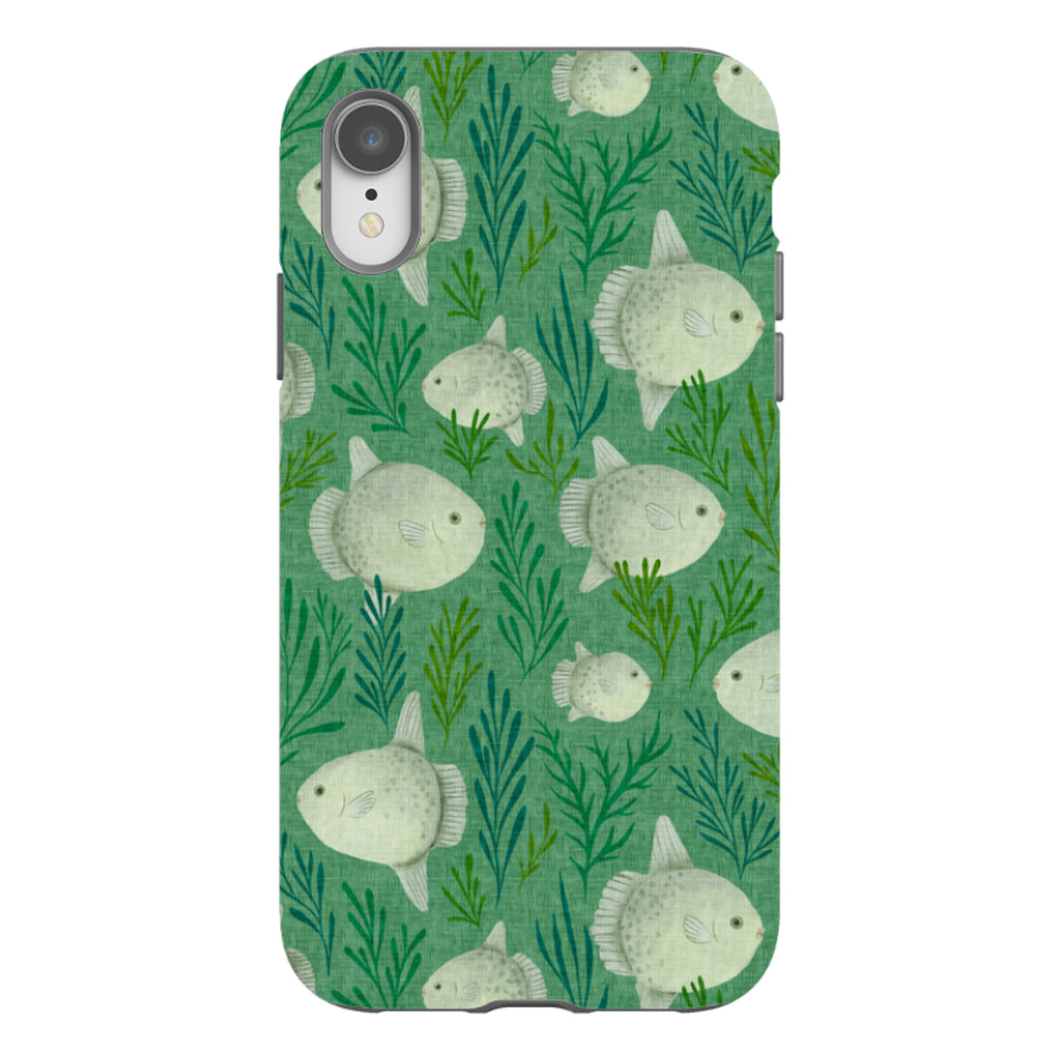 iPhone Tough Case - Sunfish green By Katherine Quinn