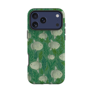 iPhone Tough Case - Sunfish green By Katherine Quinn