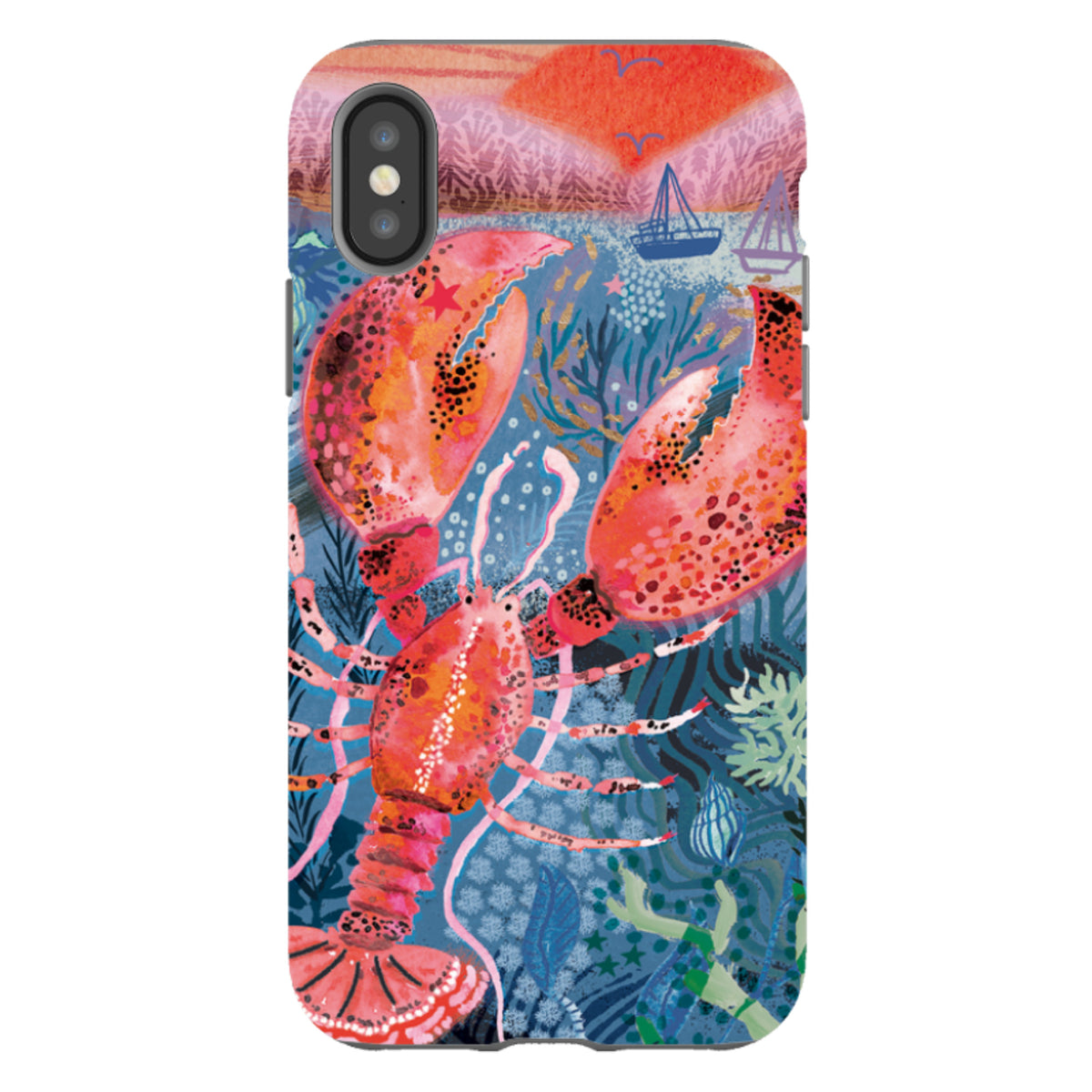 iPhone Tough Case - Sunset Over Scotland By Emma Frances Grant