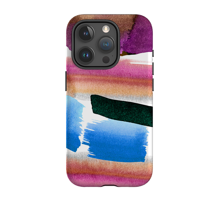 iPhone Tough Case - Sunset Painting By Kitty Joseph