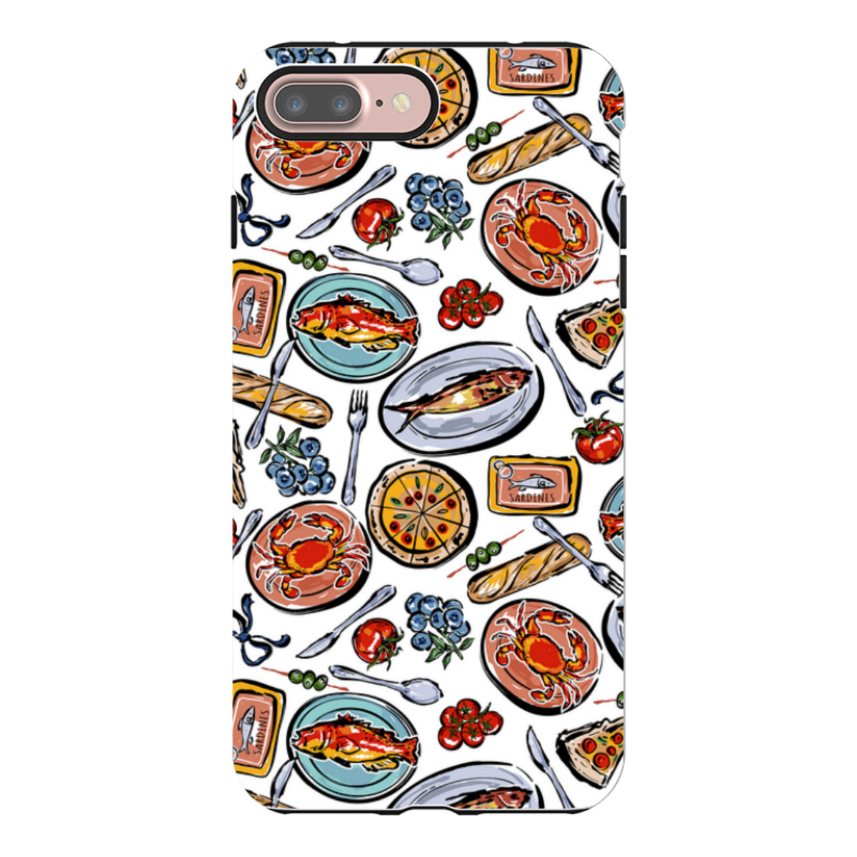iPhone Tough Case - Sunshine and Sardines