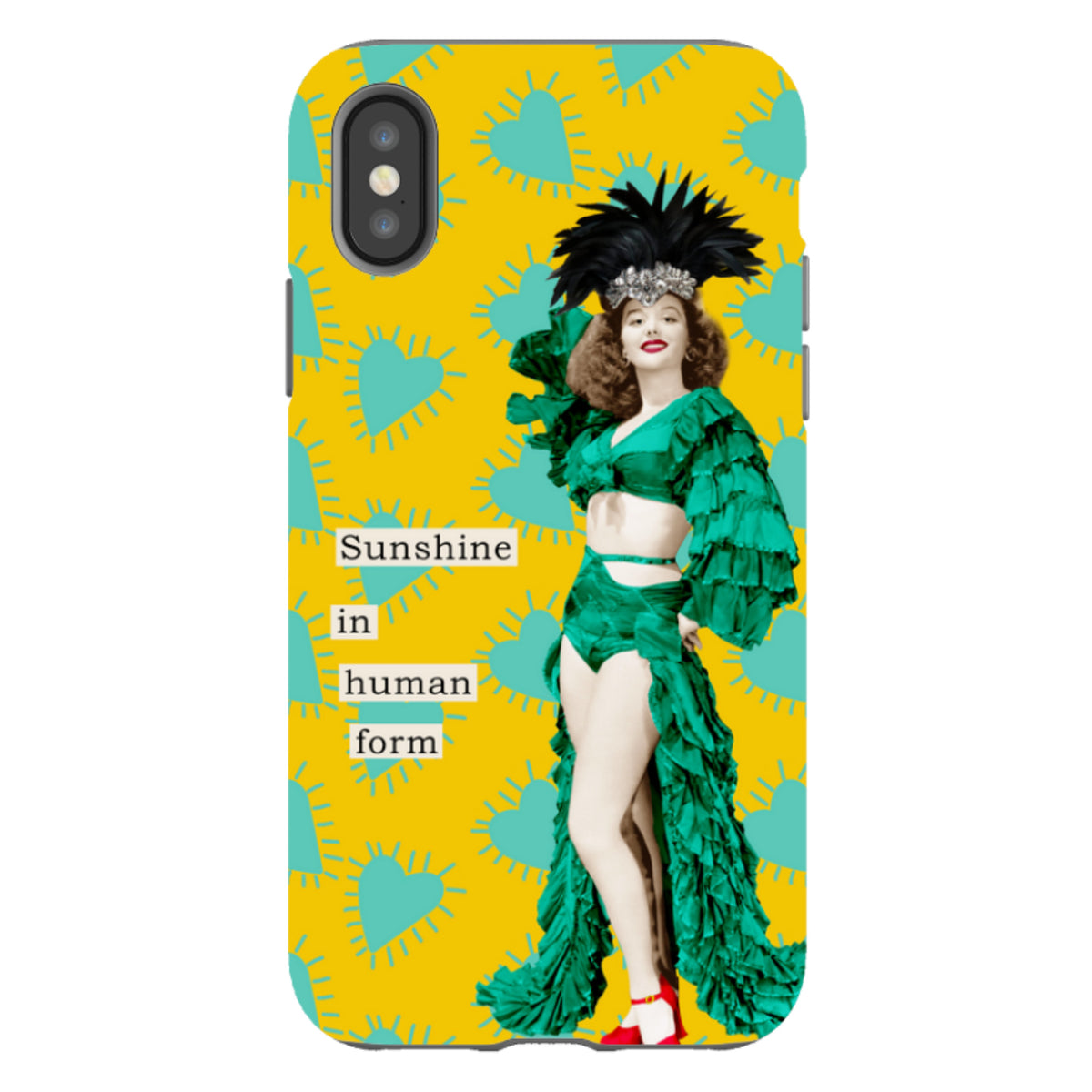 iPhone Tough Case - Sunshine In Human Form By Clare Jordan
